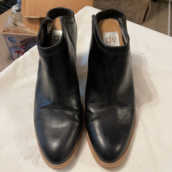 Black DV Mules Booties - Picture 3 of 6